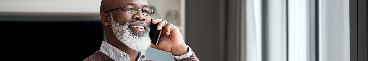 Man on the phone trying to find a commercial plumber in Birmingham, AL