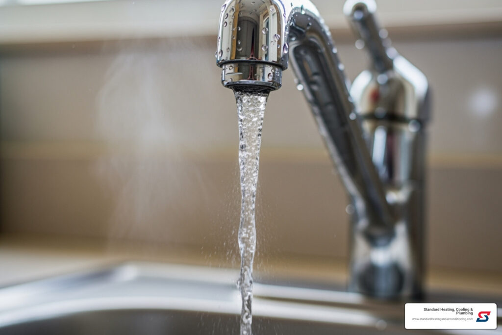 low hot water pressure