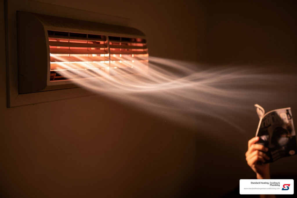 ac blowing hot air